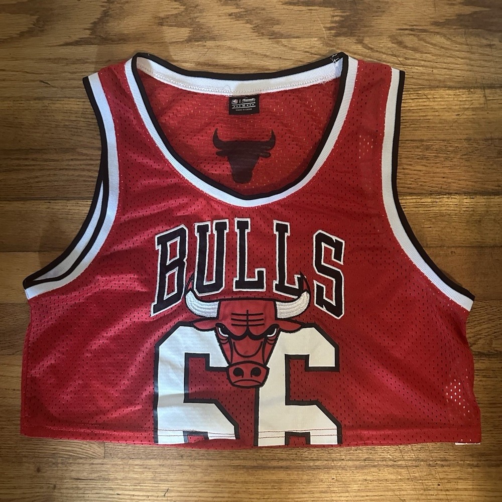 Ultra GAME Chicago Bulls NBA Basketball Jersey Red White Black Men's M